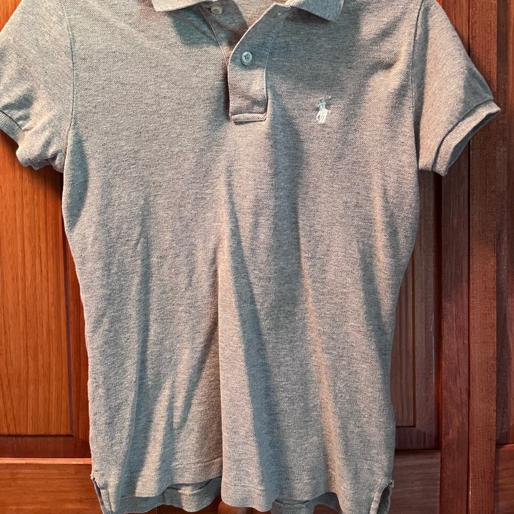 Ralph Lauren girls gray Polo - Picture 6 of 9